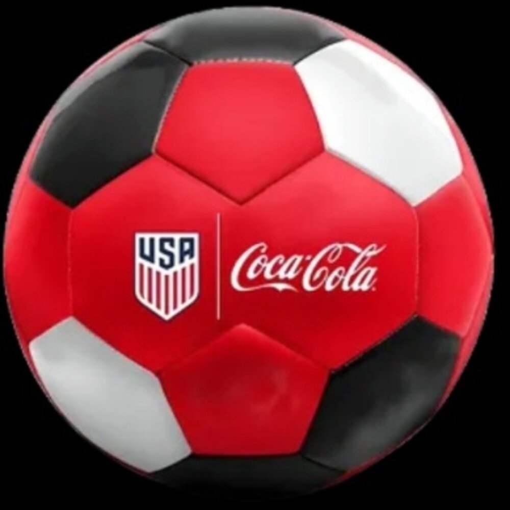 NEW Coca‑Cola x U.S. Soccer Mini Soccer Ball